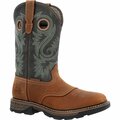 Georgia Boot Carbo-Tec FLX Waterproof Pull-on Work Boot, BROWN, M, Size 9 GB00620